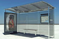 個人化されたステンレス鋼バス待合所の全体的な設計全高2.5-2.8メートル サプライヤー