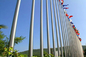 都市正方形/税関ターミナル/競技場のためのさまざまな形のステンレス鋼の旗竿 サプライヤー